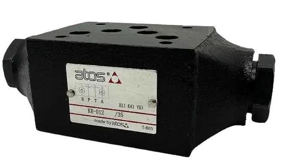 pilot operated ATOS Modular hydraulic check valve ISO 4401 SKR Sizes 06 And 10 SKR-012/4 10S