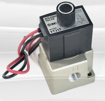 SMC 3 Port VT307 VT317 1/4" NBR Seal DC24V AC220V Direct Operated Poppet Type Solenoid Valve