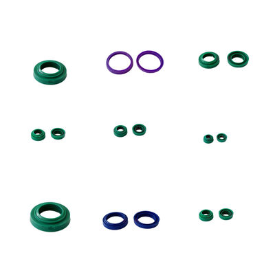 Green TPE-U HNBR Fluororubber Wiper Seals For FESTO ADN Pneumatic Cylinder 369059 369542 Acid And Alkali Resistance