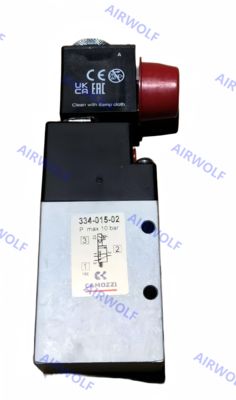 Camozzi 3/2 5/2 Way Solenoid Valve 1/8 1/4 Port 24V DC 230V AC 334-015-02 344-015-02 358-015-02 354-015-02 334-015-02-G77 334-015-02-G7J 334-015-02-G7K 334-015-02-G73 334-015-02-G72 344-015-02-G77
