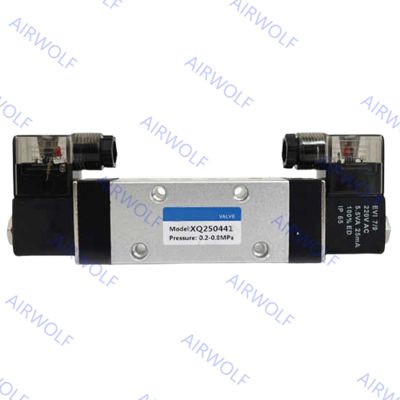 XQ Series Aluminum Pneumatic Solenoid Valve with 3/2 Way and 5/2 Way Positions and 1/8" Port for Reliable Direction Control