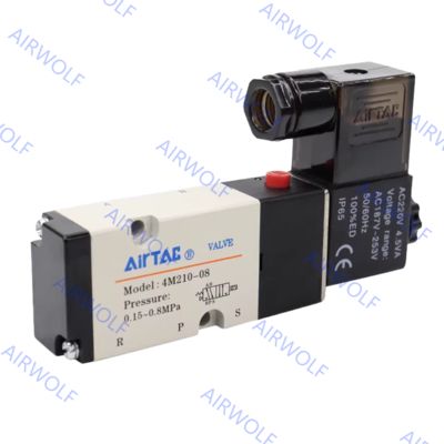 4M110-M5/06, 4M120-M5/06 AIRTAC 4M Series 5/2 way NAMUR Electric Solenoid Valve M5, 1/8"
