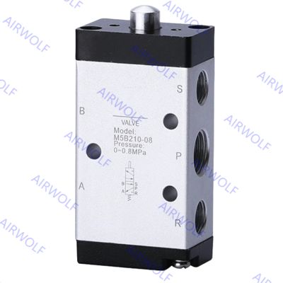 AIRTAC M5 Series 5/2 way Pneumatic Mechanical Control Valve 1/8", 1/4" with 0~1.0MPa Operating Pressure –20~+70℃ Working Temperature Range and Directional Control Function