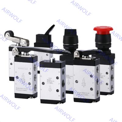 AIRTAC M5 Series 5/2 way Pneumatic Mechanical Control Valve 1/8", 1/4" with 0~1.0MPa Operating Pressure –20~+70℃ Working Temperature Range and Directional Control Function