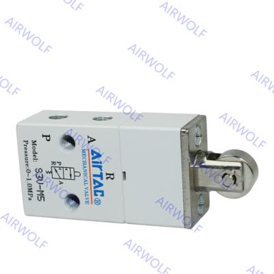 AIRTAC M5 Series 5/2 way Pneumatic Mechanical Control Valve 1/8", 1/4" with 0~1.0MPa Operating Pressure –20~+70℃ Working Temperature Range and Directional Control Function