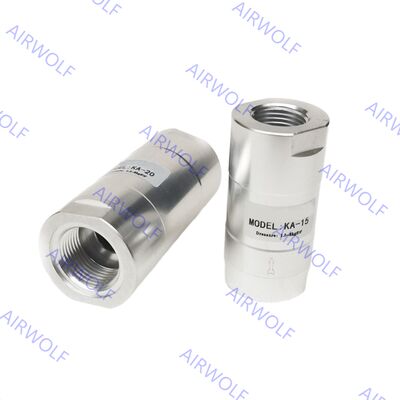 KA Series KA-25, KA-32, KA-40, KA-50 Air Flow Control One-way Check Valve 1", 1"1/4, 1"1/2, 2"