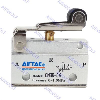 CM3B-06, CM3R-06, CM3L-06, CM3PL-06 AirTAC CM3 Series 3/2 way Control Valve 1/8"
