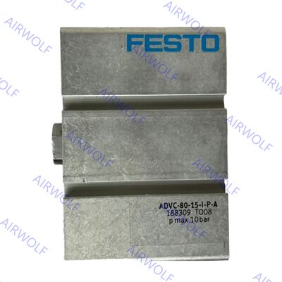 Festo ADVC-80-10-A-P-A,-15,-20,-25 ADVC-80-10-I-P-A,15,-20,-25 Double-Acting Short-stroke Cylinders