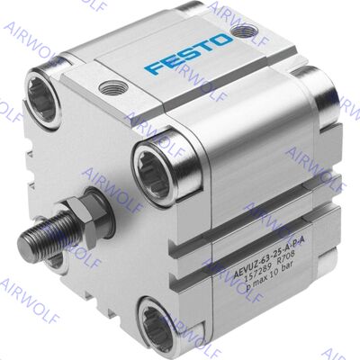 AEVUZ-63-10-P-A AEVUZ-63-10-A-P-A,-15,-20,-25 Festo Single-Acting Compact Cylinder