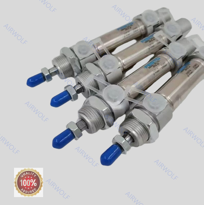 Lightweight ISO6432 Mini Stainless Steel 0.15-1 MPa DSNU ATEX-certified Pneumatic Cylinder 196045 559327 DSNU-63-50-PPS-A