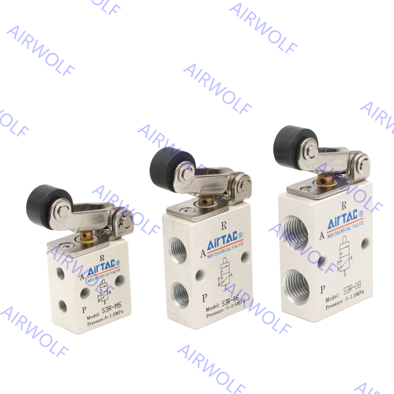 3/2 way S3R-M5, S3R-06, S3R-08 AIRTAC S3 Series Control Valve M5 1/8" 1/4"