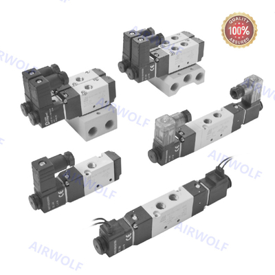 5/2 Way 3/2 Way Mindman Aluminium DC24V AC220V Piston Spool Valves MVSC-180-4E1 MVSC-180-4E2 MVSC-180-4E2-DC24-L