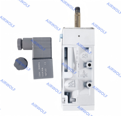 MVSC-460-4E1 MVSC-460-4E2 1/2 Mindman 5/2 Way 0.2-0.8Mpa Nhôm DC24V AC220V AC110V DC12V van điện tử