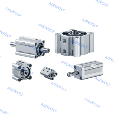 Xy lanh khí nén tác động kép nhỏ gọn SMC CQ2B hợp kim nhôm