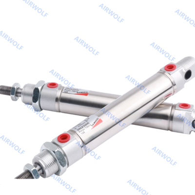 Xy lanh khí nén CAMOZZI ISO6432 bằng thép không gỉ 0.15-1.0MPa 24 25 Series