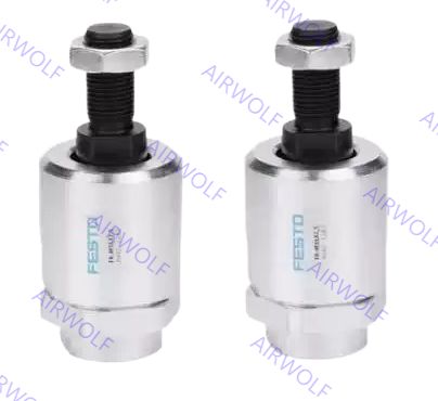 Đầu nối thanh piston bằng thép tôi cứng Festo, khớp nối tự căn chỉnh FK Series với bù góc ±4° và bù hướng tâm trung tâm hình cầu 0.5, 0.7, 1