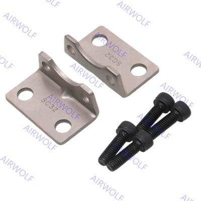 Phụ kiện lắp xi lanh bằng gang dẻo AIRTAC, thép carbon cho xi lanh tiêu chuẩn SC Series LB với đường kính trong 32-250